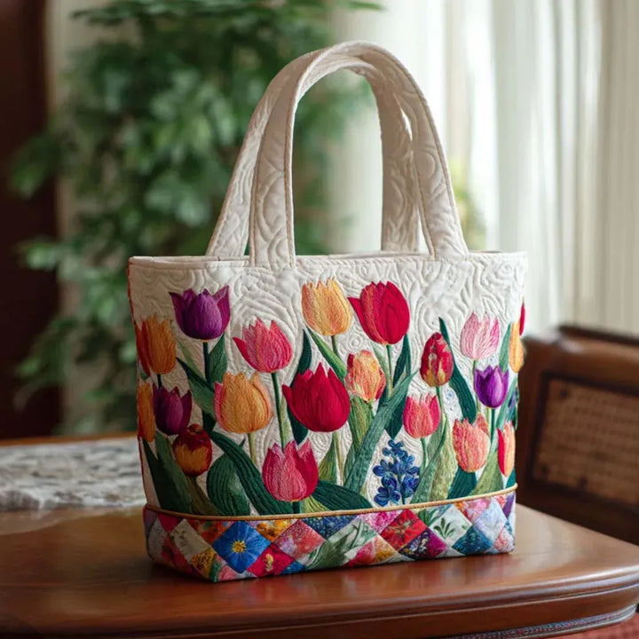 Bolsa Artesanal - Flores de Mercado