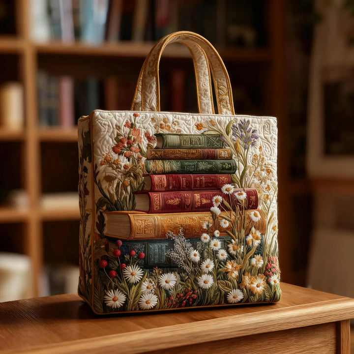 Bolsa Artesanal - Jardín de Libros
