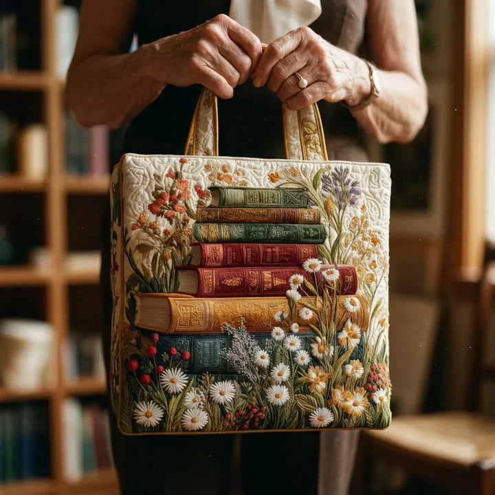 Bolsa Artesanal - Jardín de Libros