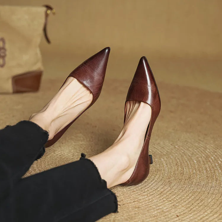 Zapatos de tacón Anok™ de piel auténtica