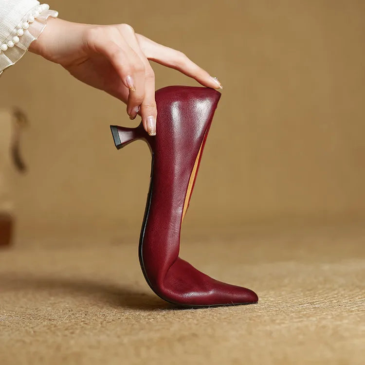 Zapatos de tacón Anok™ de piel auténtica