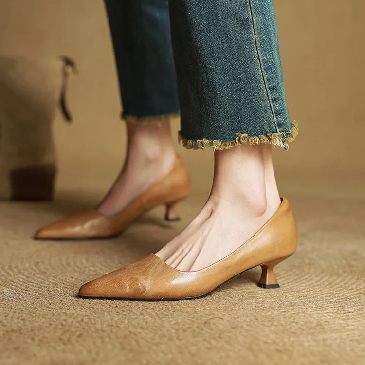 Zapatos de tacón Anok™ de piel auténtica