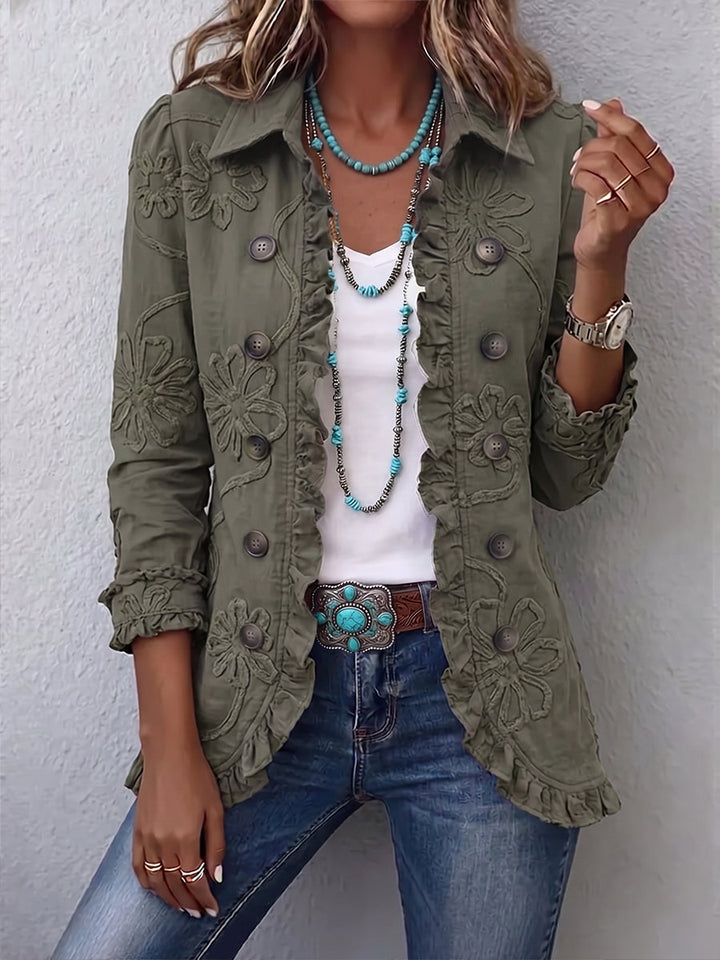 Yolanda™ | Chaqueta Utilitaria Bordada